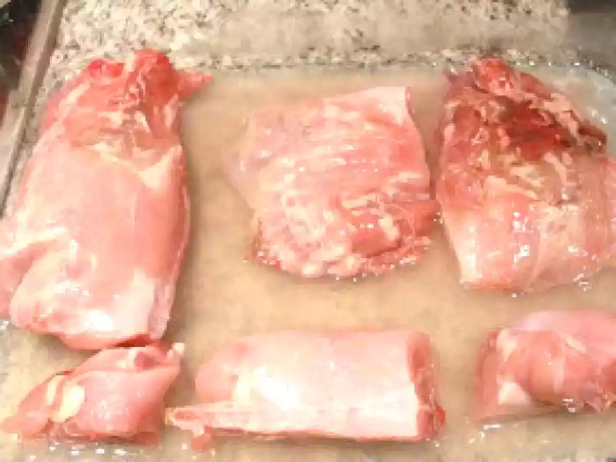 Conejo con patatas al horno y ajo - foto 4