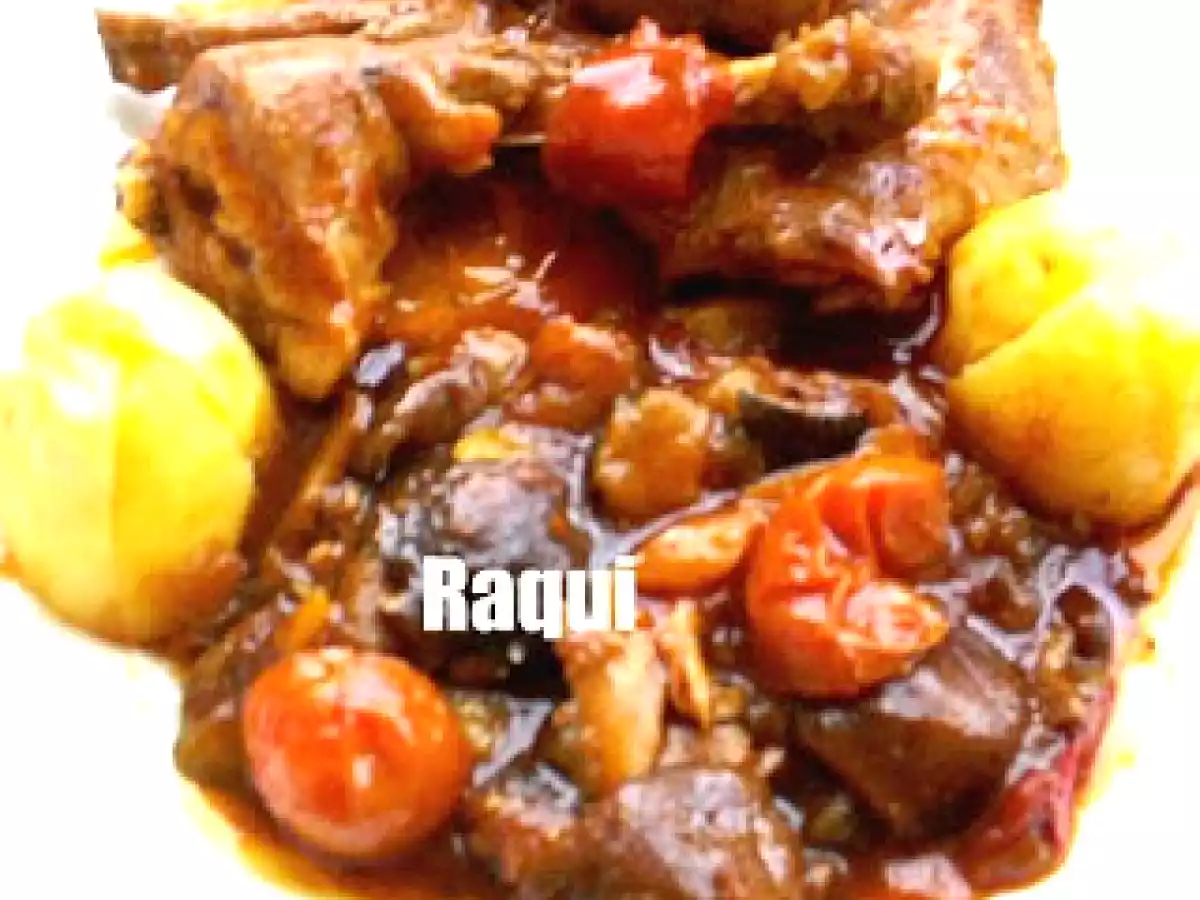 CONEJO CON PISTO Y SETAS EN GM