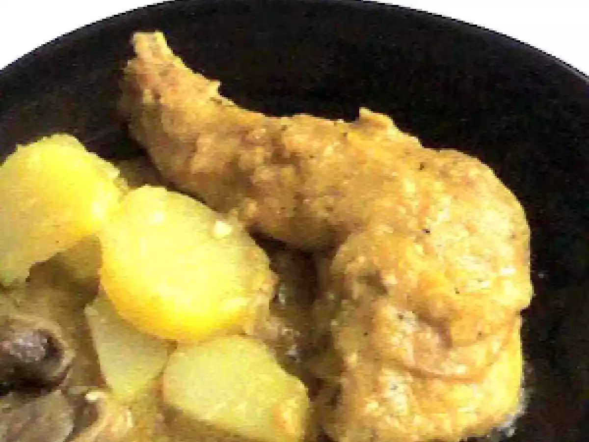 Conejo con salsa de almendras, jerez y setas - foto 2