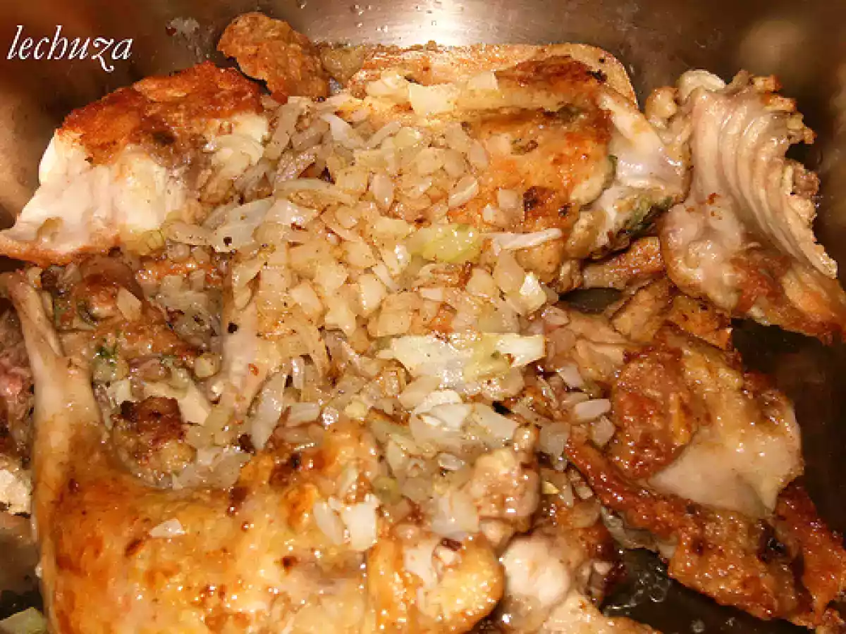 Conejo con tomate y arroz basmati - foto 3