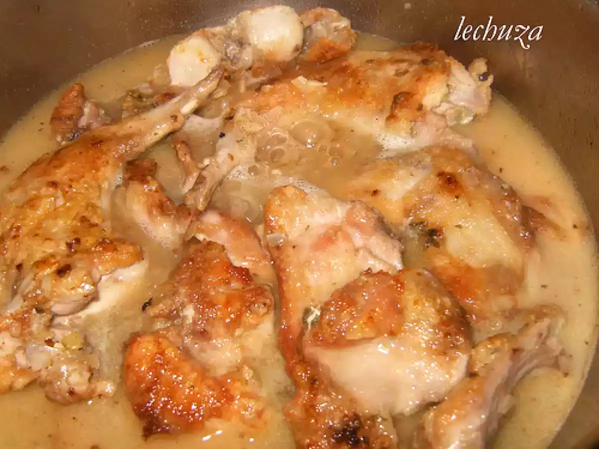 Conejo con tomate y arroz basmati - foto 4