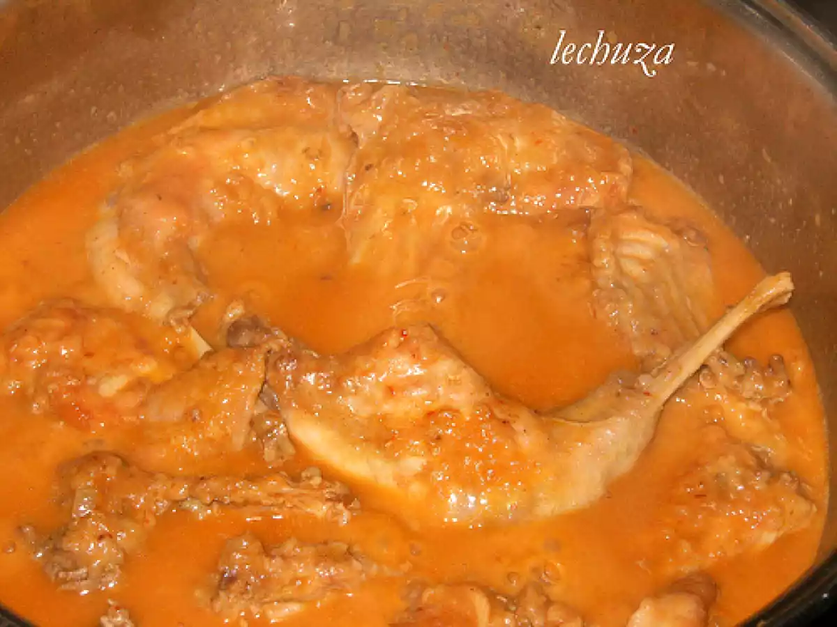 Conejo con tomate y arroz basmati - foto 5