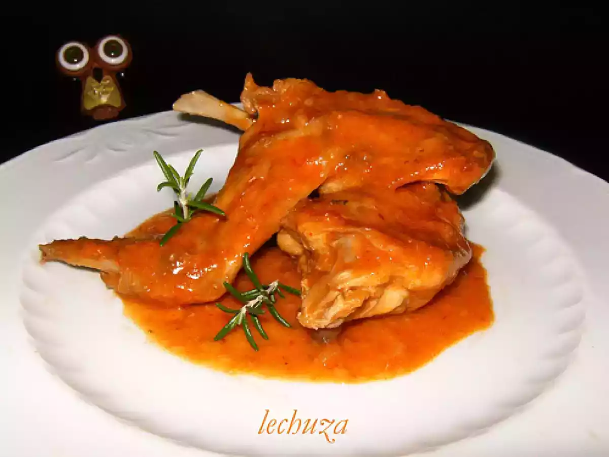 Conejo con tomate y arroz basmati - foto 6