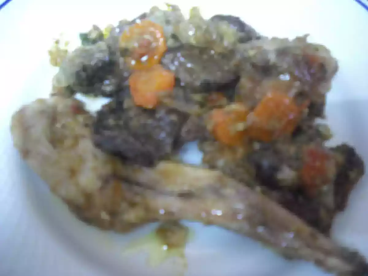 CONEJO Y POLLO A LA CAZUELA