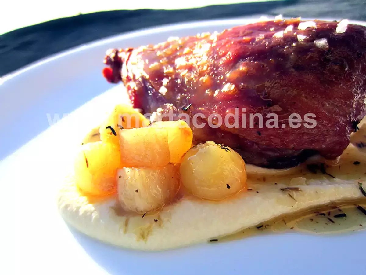 Confit de pato con mayonesa de naranja (especial Navidad) - foto 2