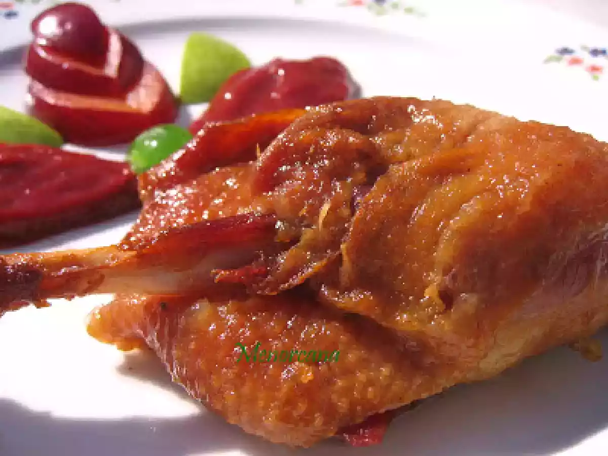 Confit de pato con salsa de ciruelas - foto 2
