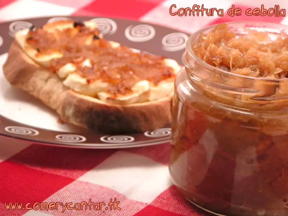 Confitura de cebolla al Pedro Ximenez