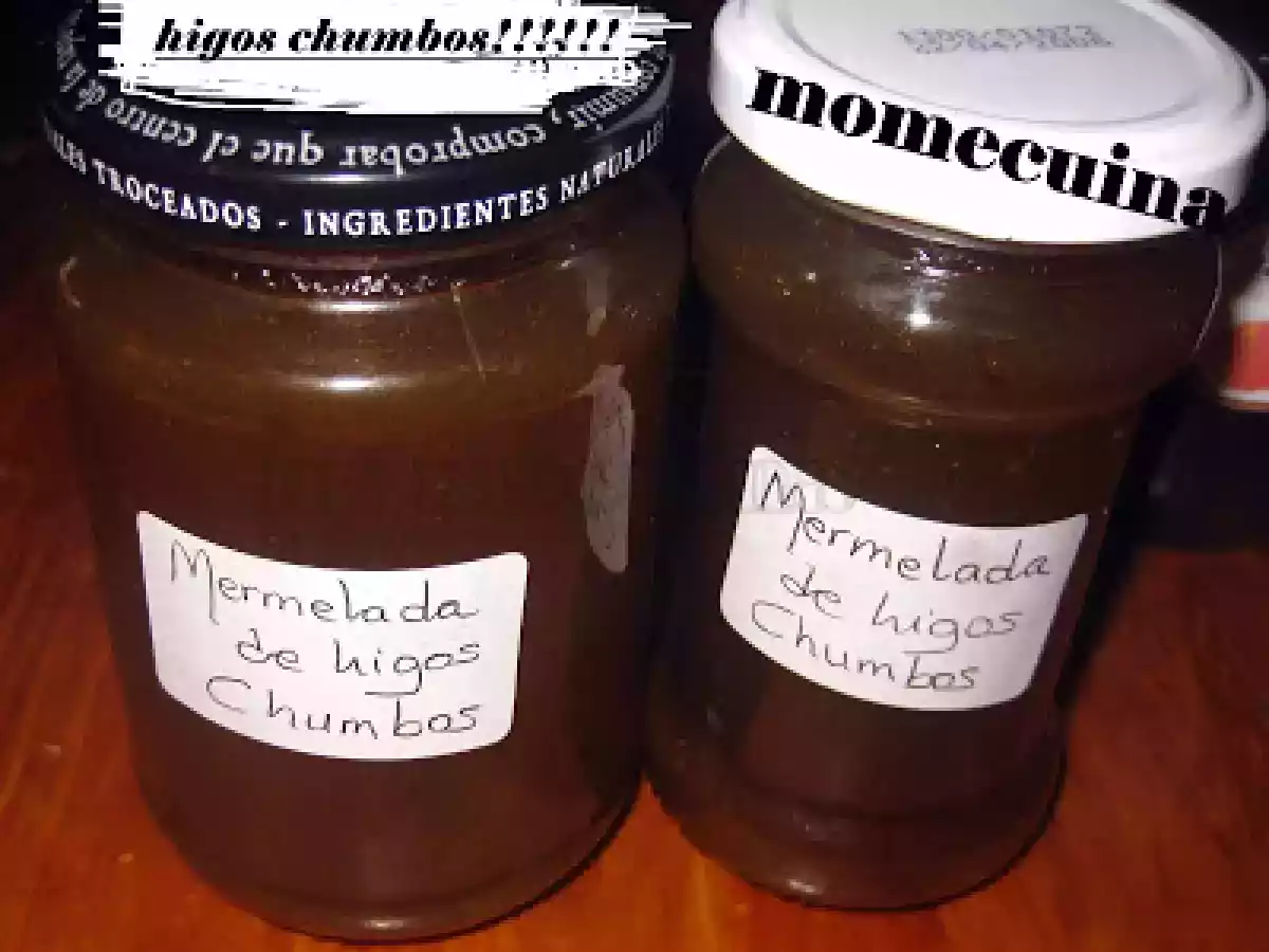 Confitura de figues de moro-Mermelada de higos chumbos - foto 2