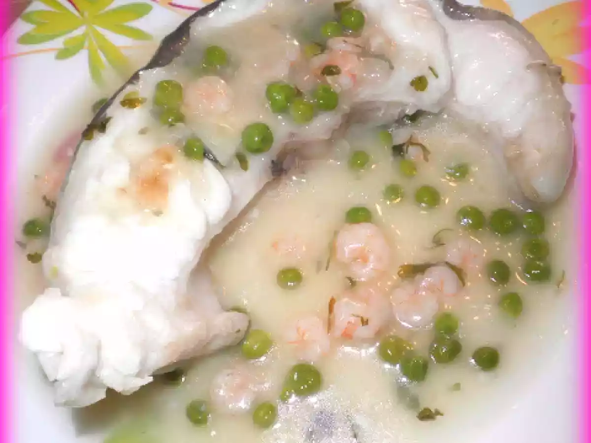 Congrio en salsa ligera