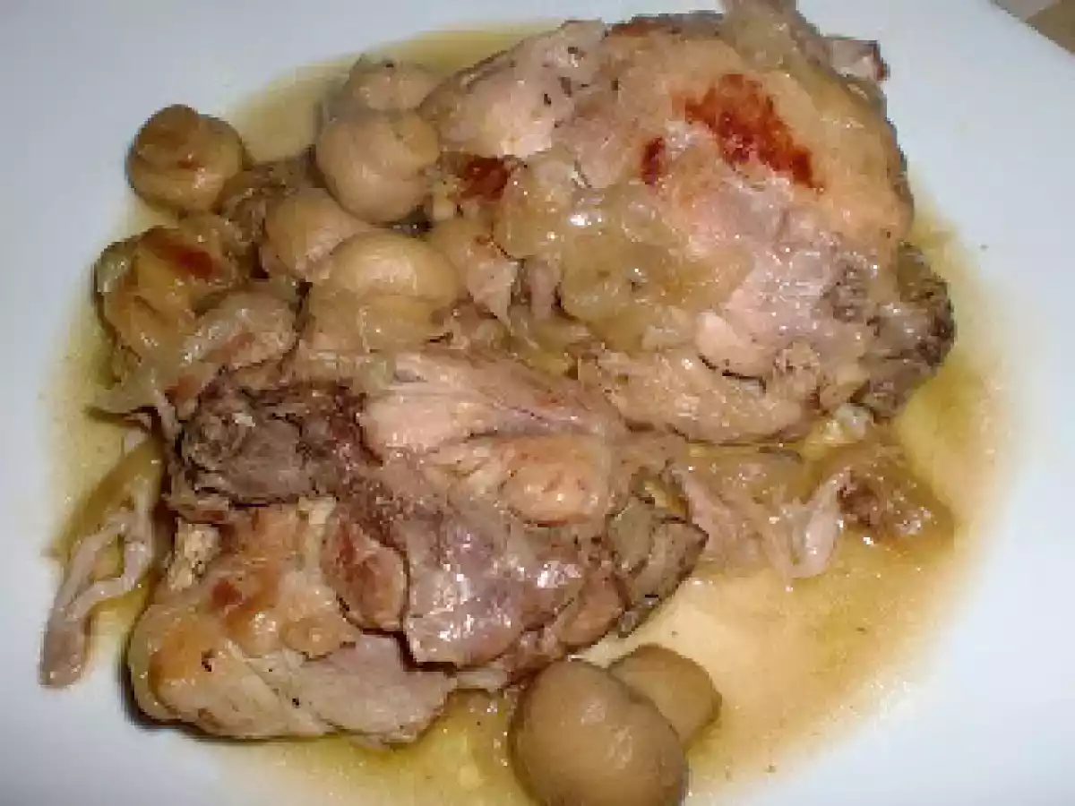 Contramuslos con champiñones - foto 3