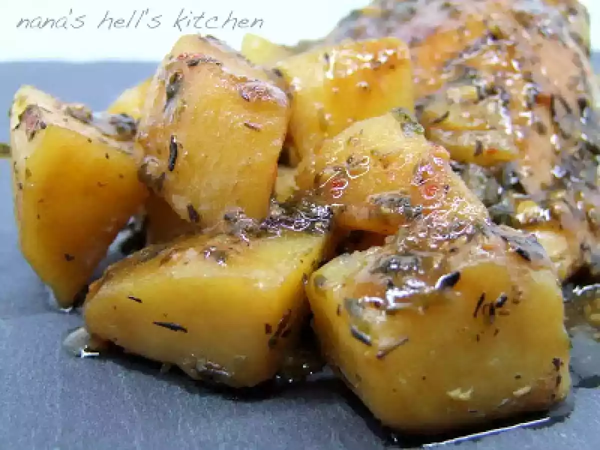 Contramuslos de pollo con patatas al chicmichurri - foto 2