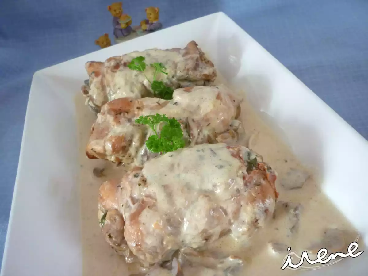 Contramuslos de pollo rellenos (2)