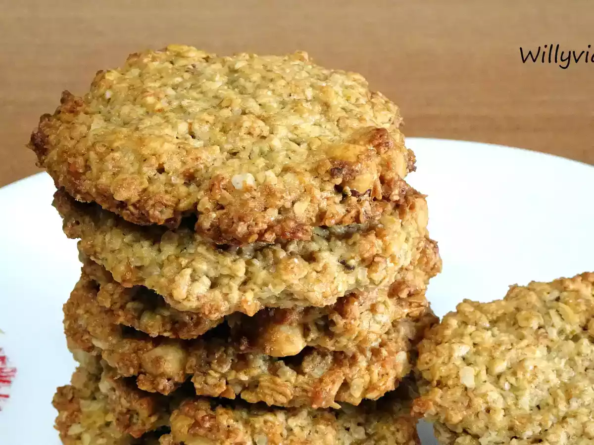 Cookies de avena, coco, plátano y avellanas - foto 2