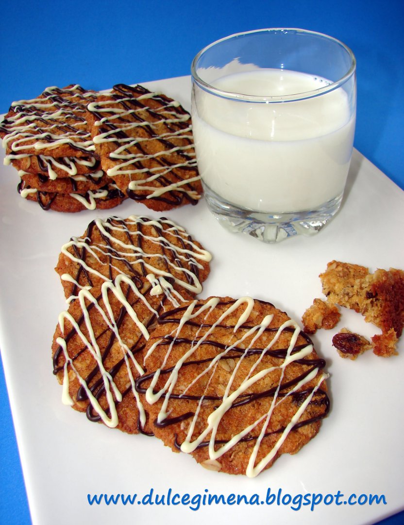 Cookies de muesli y chocolate Receta Petitchef