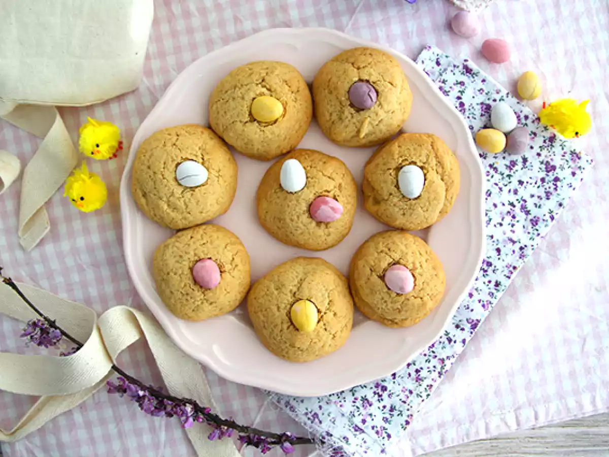 Cookies de vainilla con huevos de Pascua - foto 4
