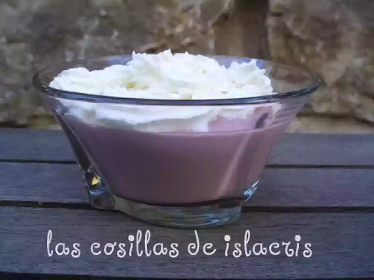 Copa de fresa y nata en tmx.