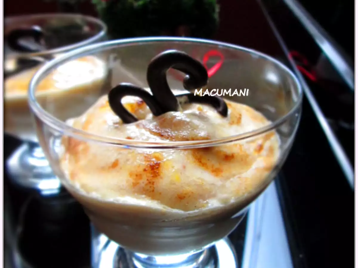 Copa de mousse de turron