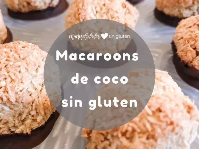 Coquitos o Macaroons de coco, sin gluten - foto 2