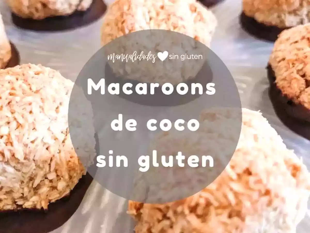 Coquitos o Macaroons de coco, sin gluten - foto 2