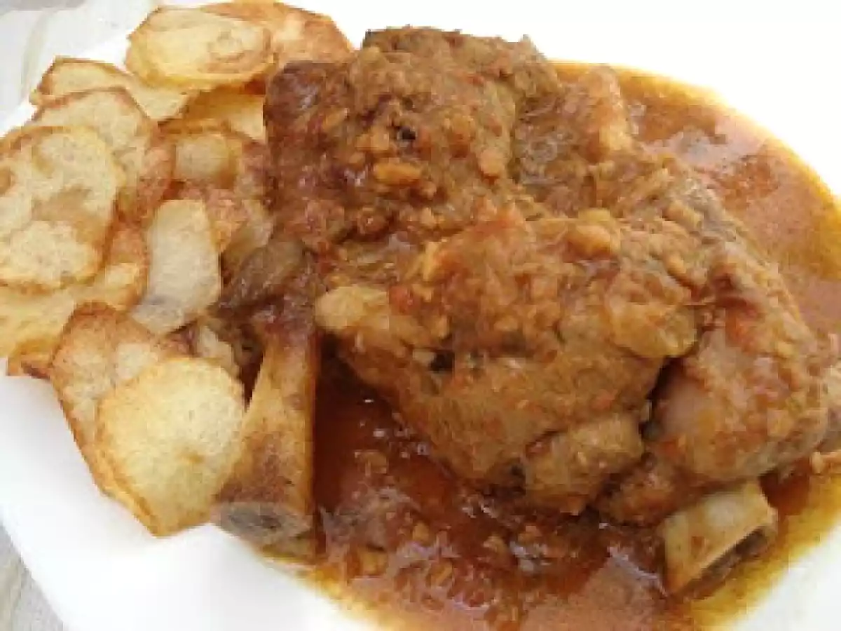 Cordero a la almendra