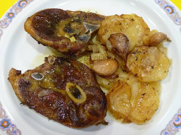 Cordero al horno