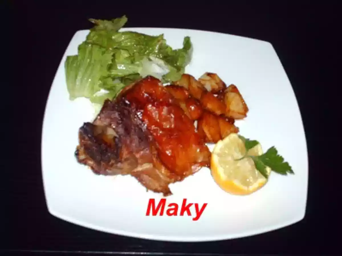 CORDERO ASADO AL LIMÓN