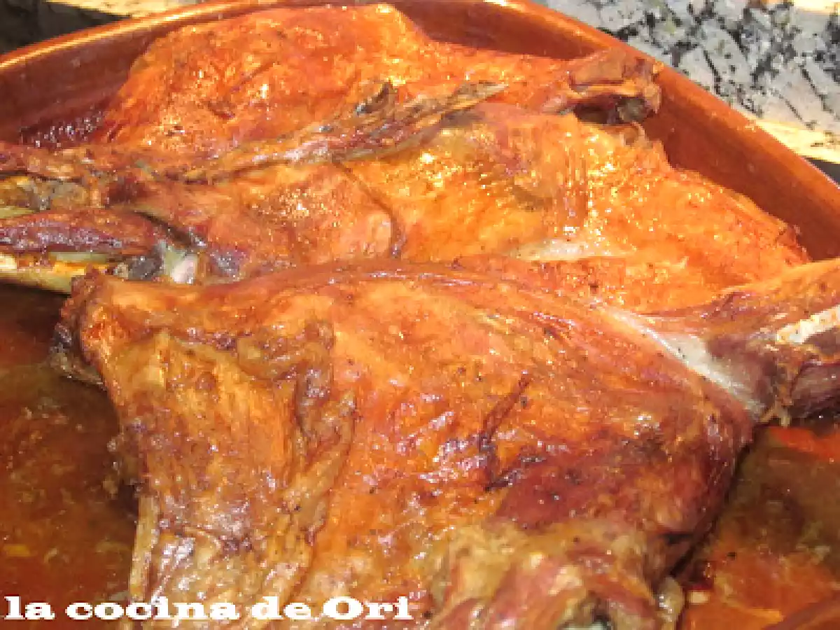 Cordero lechal asado al estilo castillejano