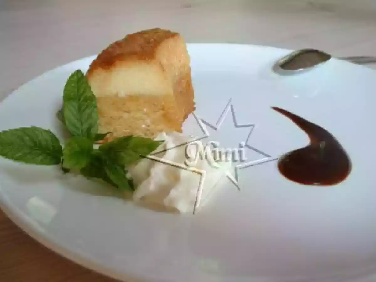 Corona de Flan de Huevo y Bizcocho con Naraja Confitada - foto 3