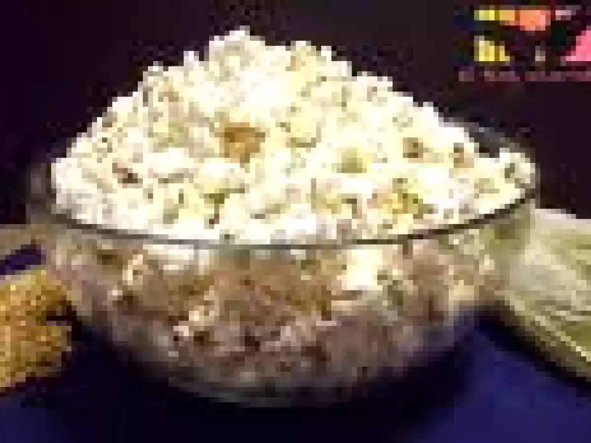 Corona de palomitas de maíz