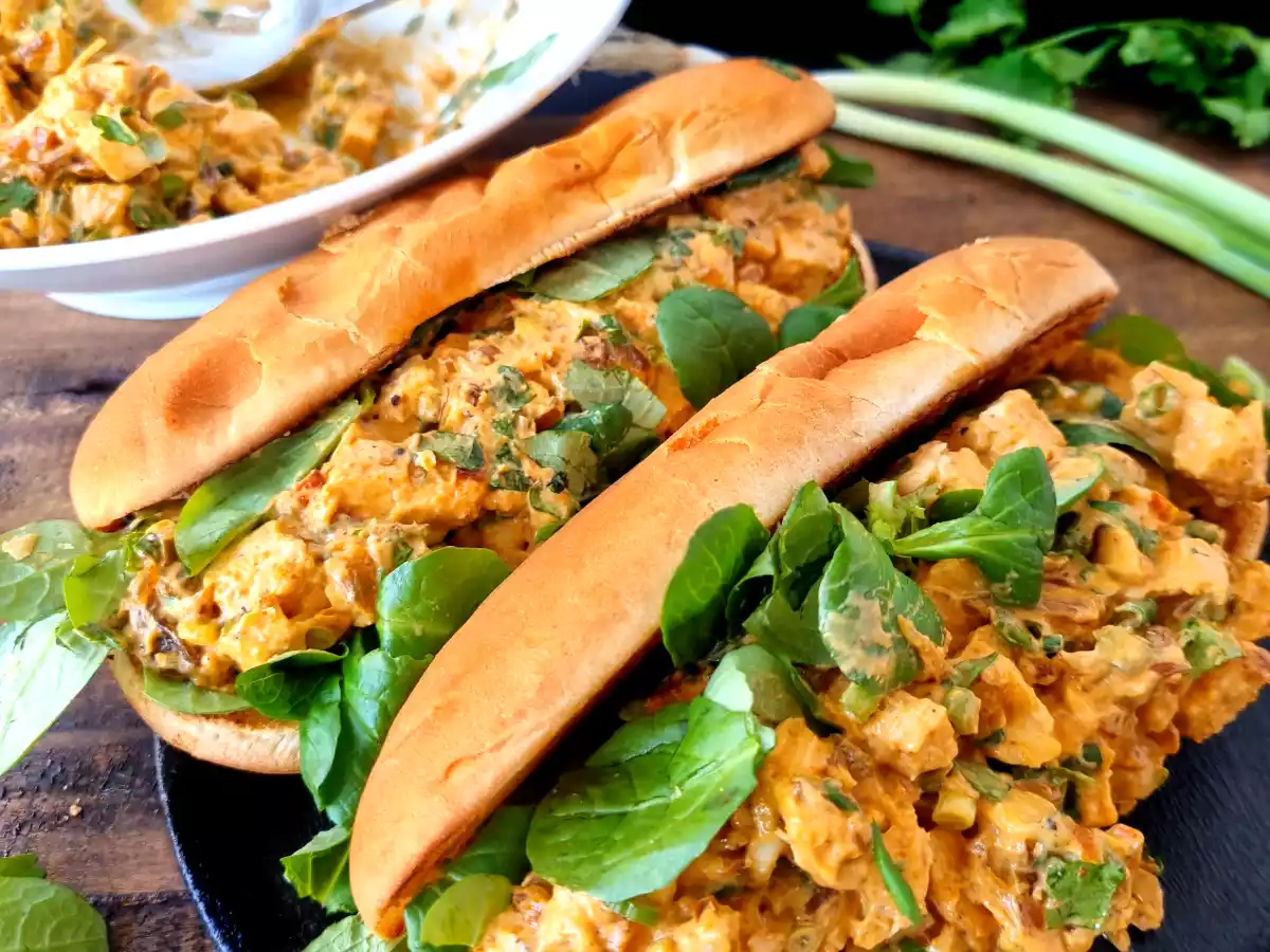 Coronation chicken o pollo de la coronación {receta británica} - foto 2