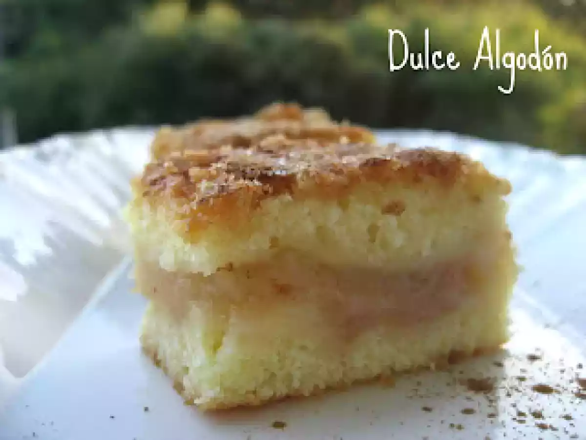 Cortaditos de Bizcocho con Compota de Manzana