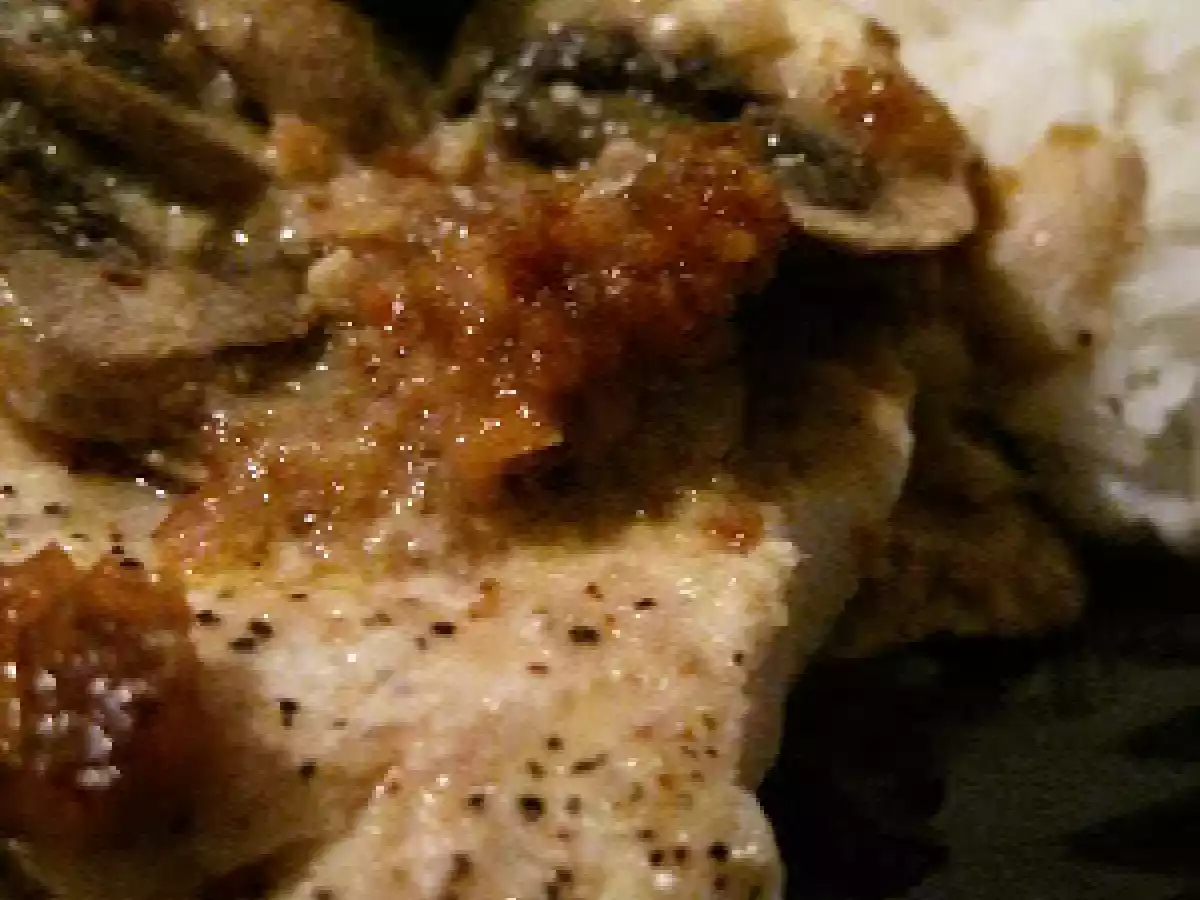 Corvina con hongos al horno - foto 2