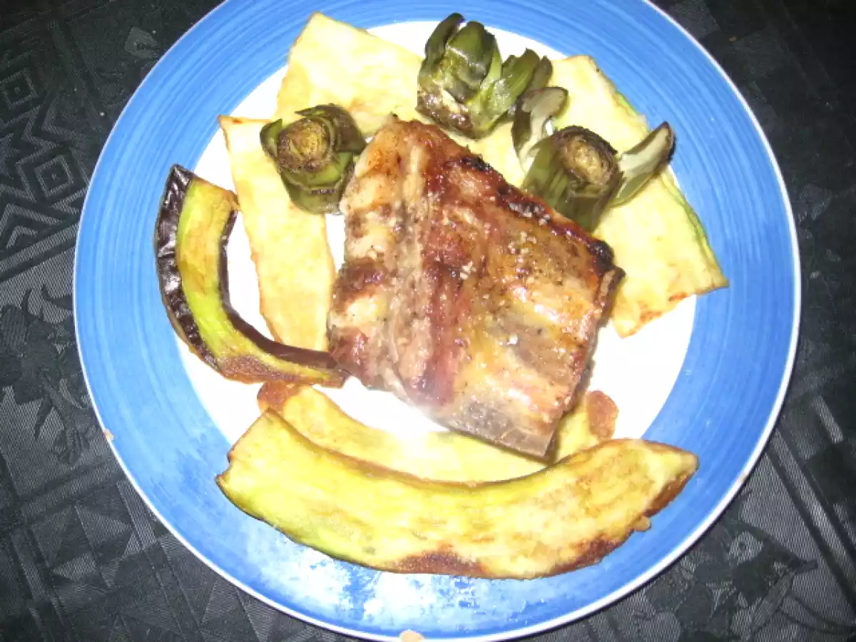 COSTILLA DE CERDO A LA PARRILLA