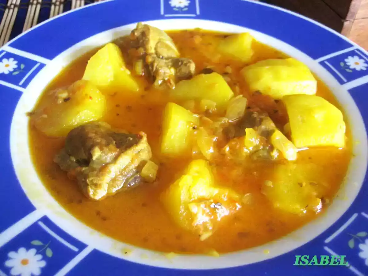 Costilla de cerdo guisada