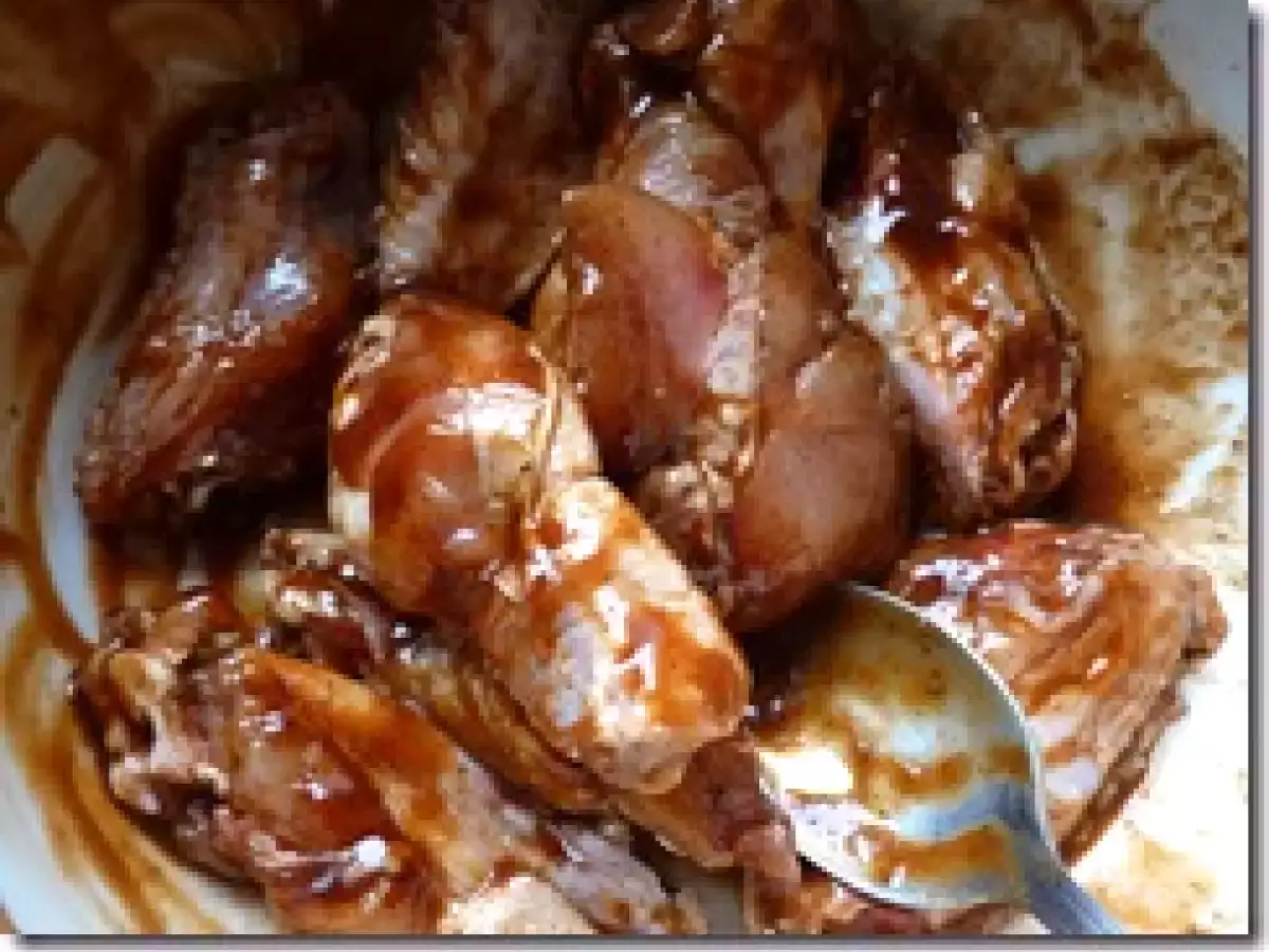 Costilla y alitas a la parrilla casera - foto 2