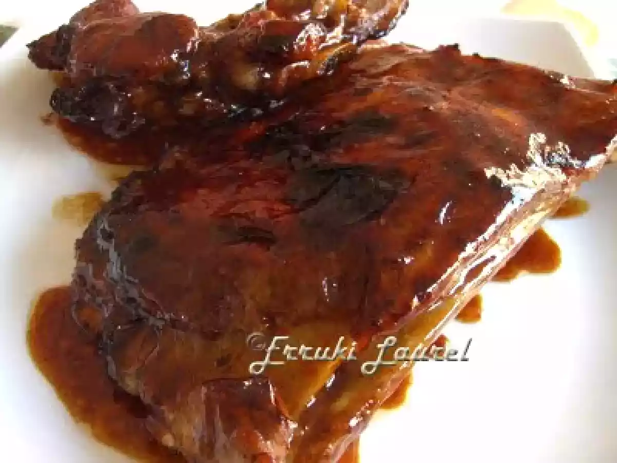 Costillar de cerdo caramelizado al horno - foto 2