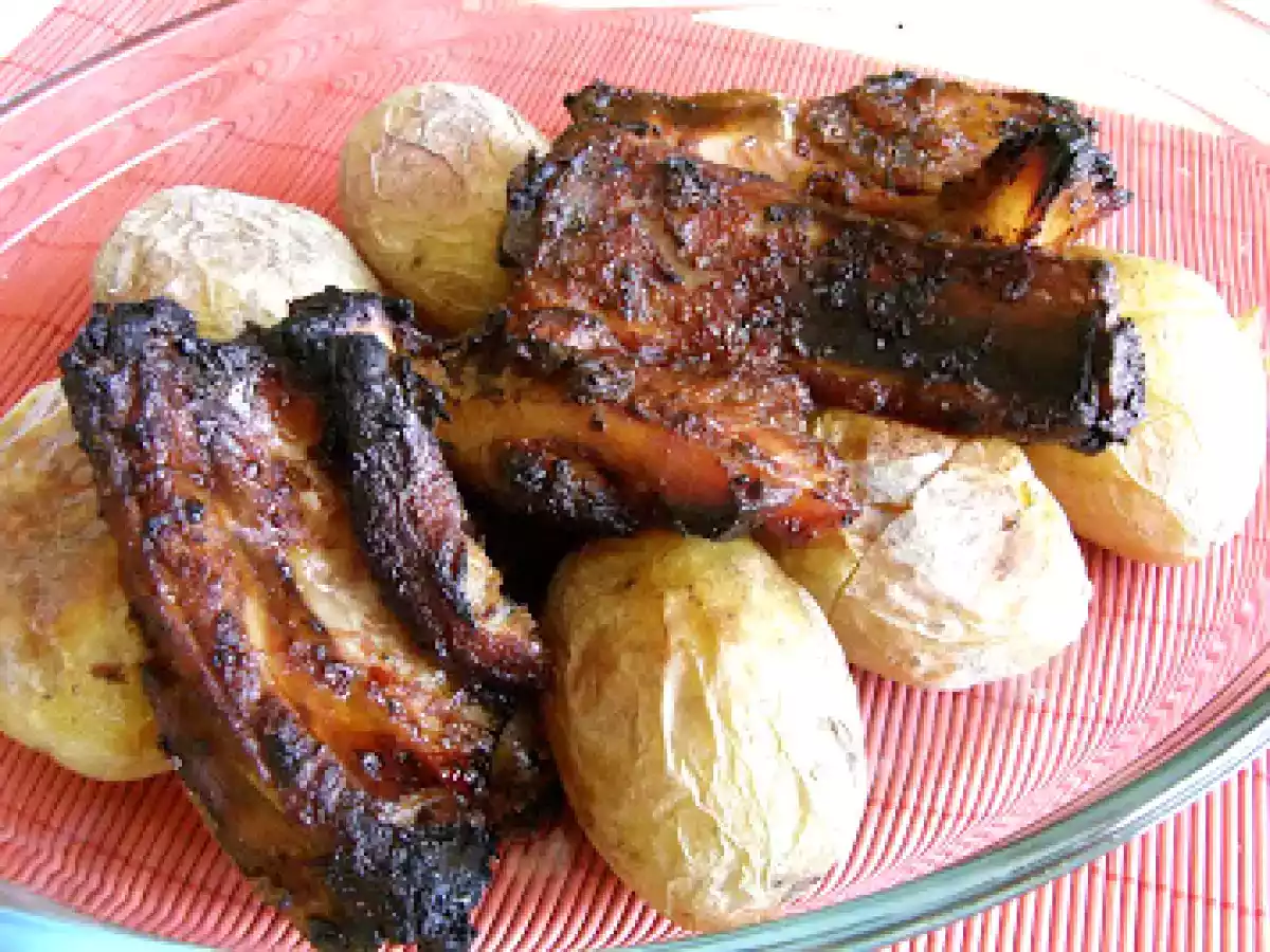 Costillas a la barbacoa (En papillote) - foto 2