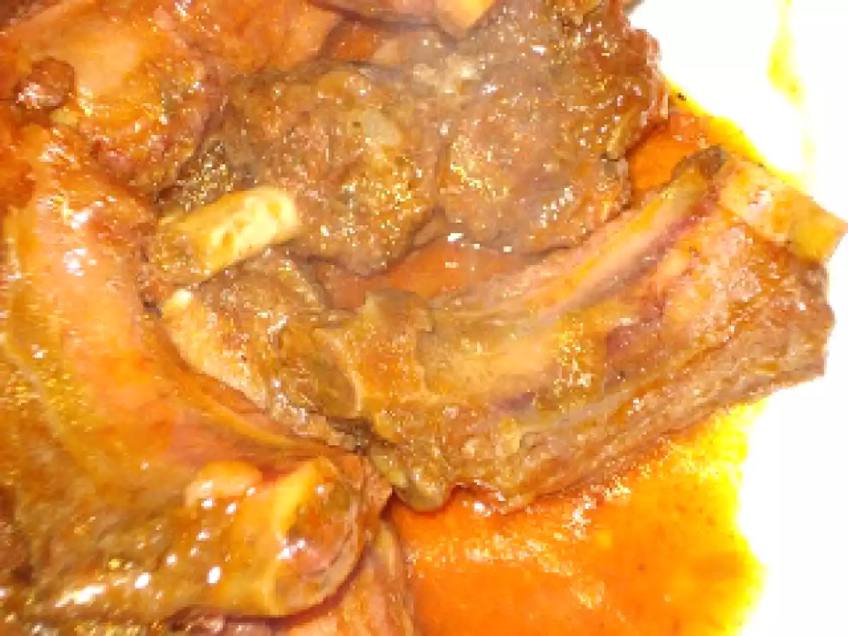 Costillas adobadas con Coca-Cola