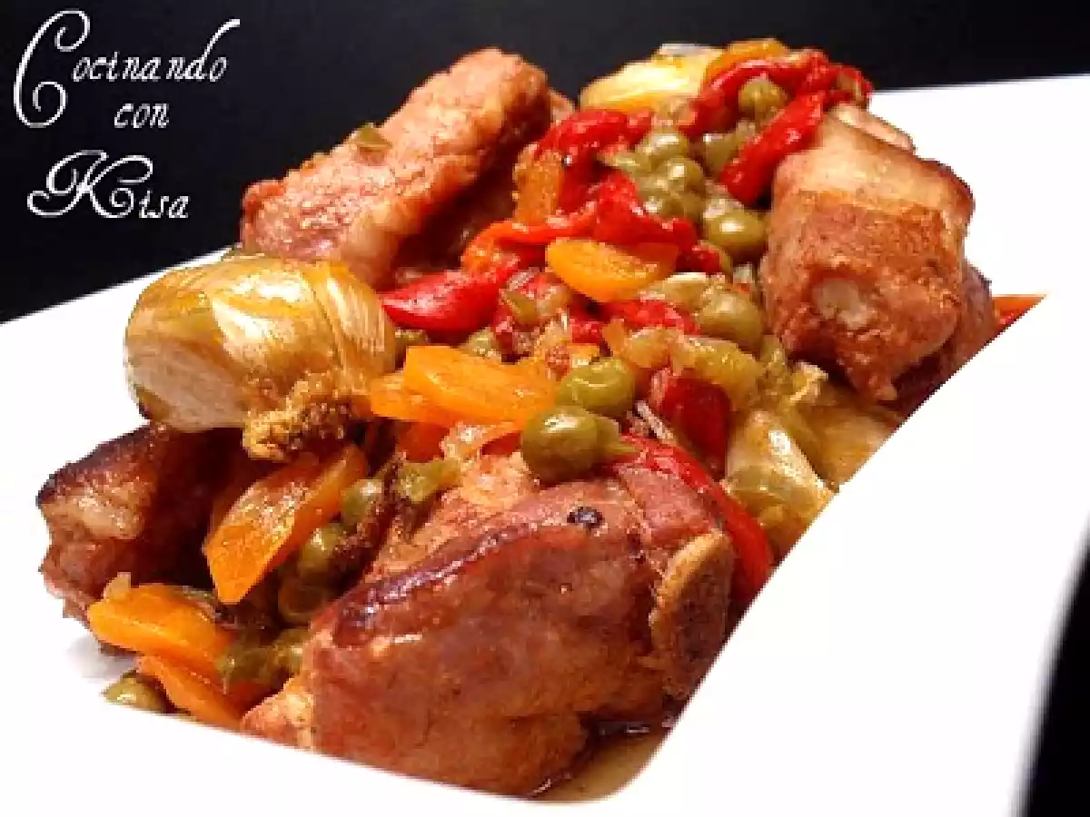 Costillas Adobadas con Verduras(fussioncook) - foto 2