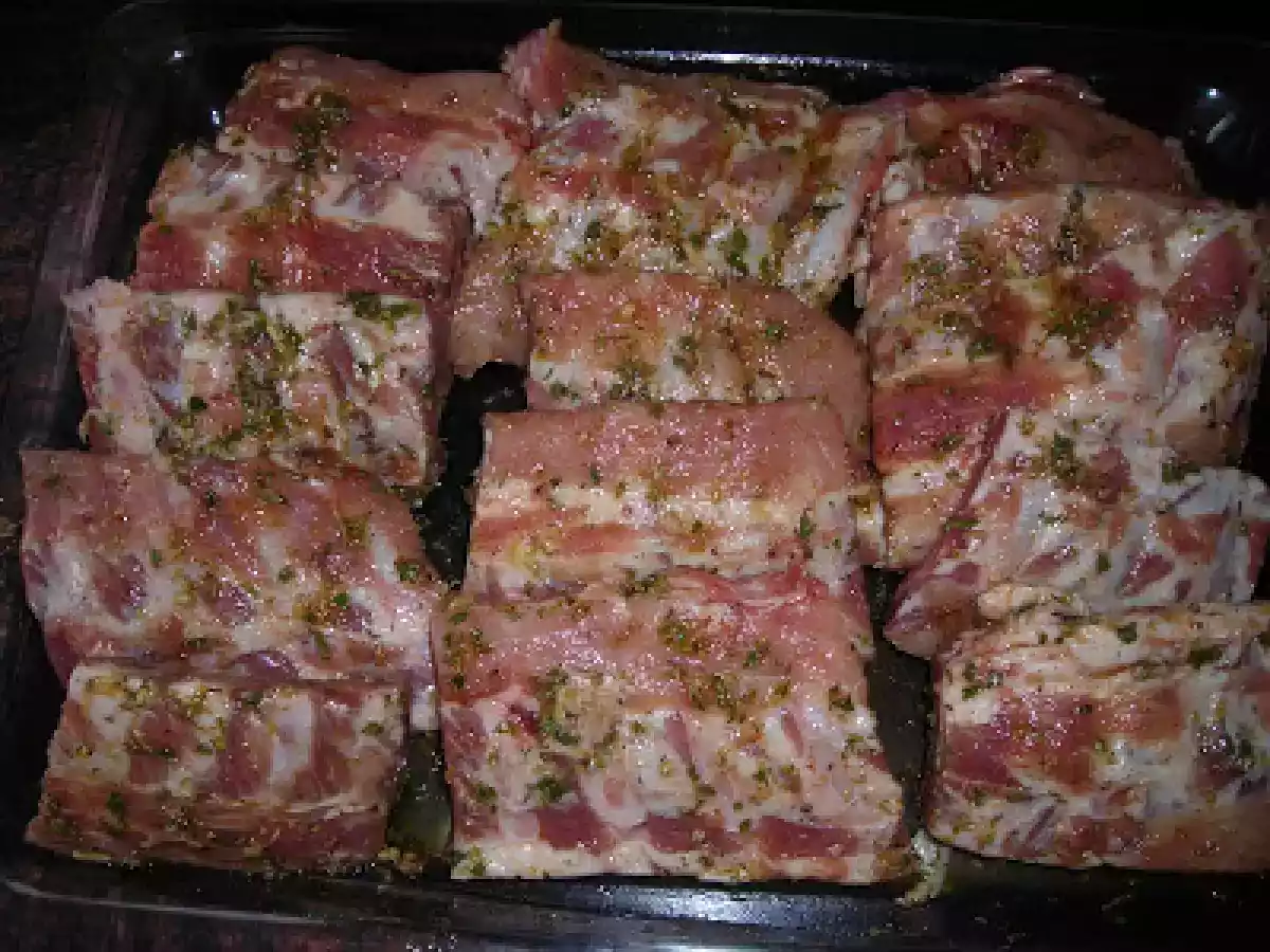 Costillas de cerdo a las finas hierbas