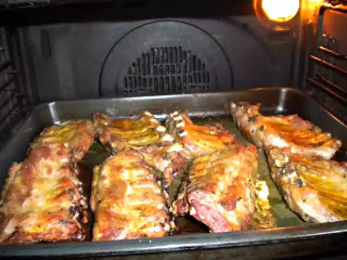 Costillas de cerdo al horno con patatas - foto 6