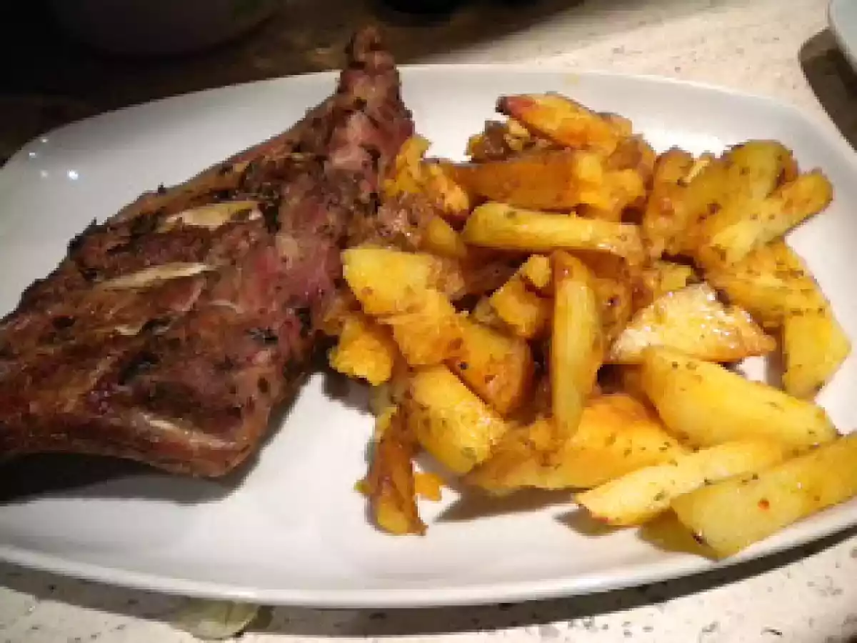Costillas de cerdo al horno con patatas - foto 8