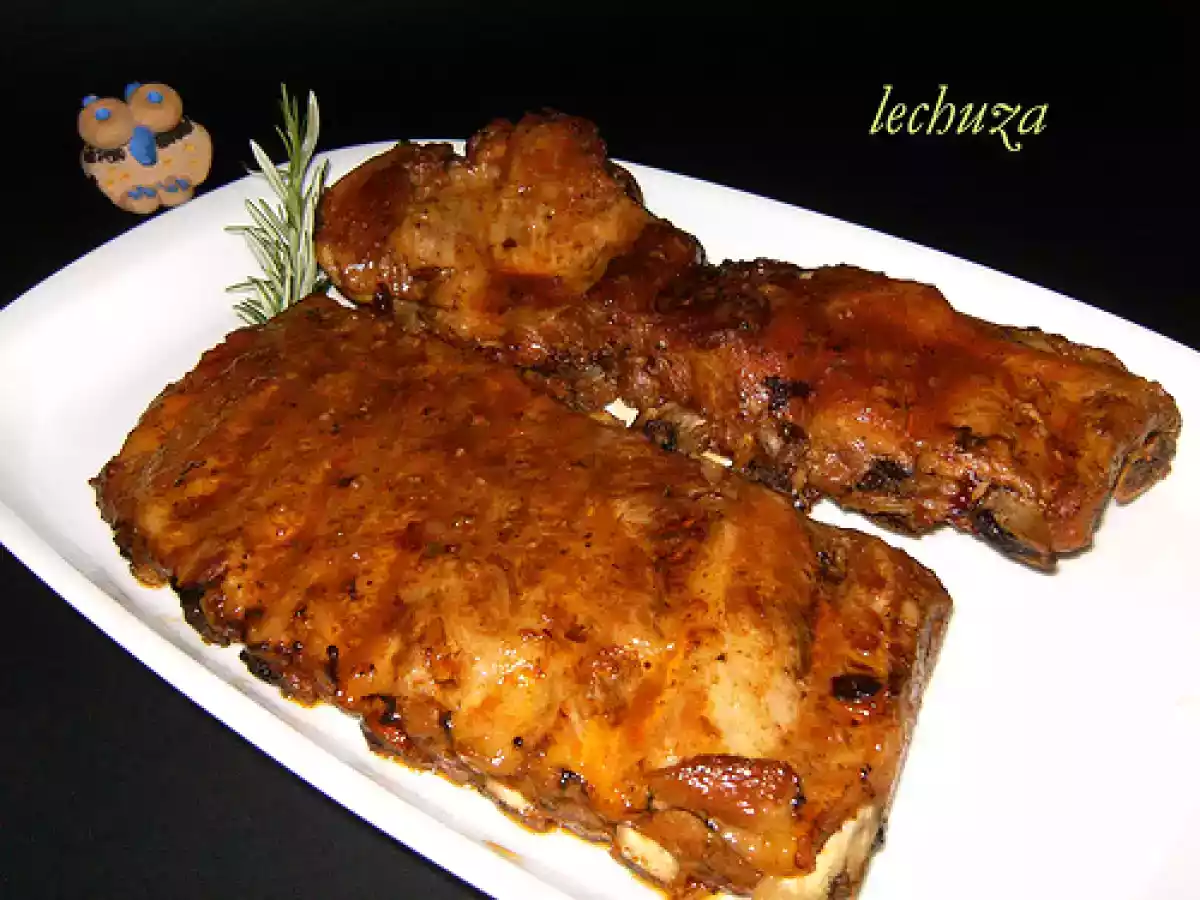 Costillas de cerdo asadas (al horno) - foto 3