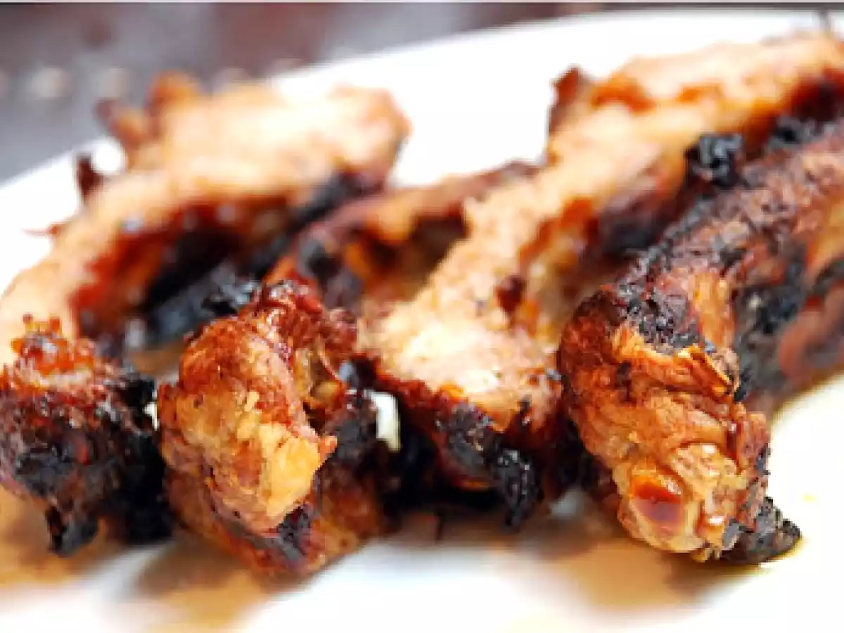 Costillas de cerdo Ibérico con barbacoa