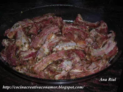 Costillas de cerdo y papas al horno cocinadas en bolsa, foto 2