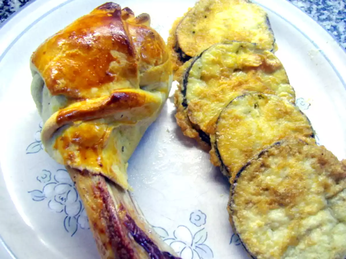 Costillas de cordero hojaldradas