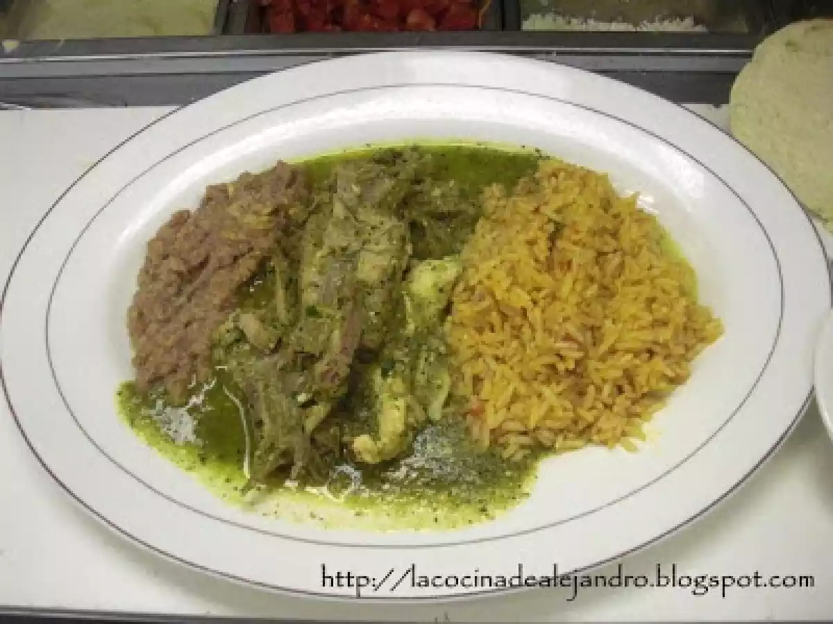 Costillitas De Cerdo En Salsa Verde...