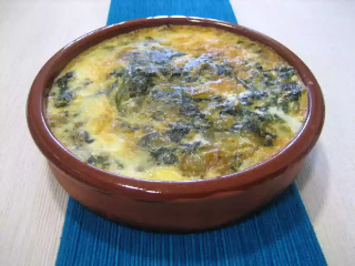 Costrada de patatas y espinacas (tradicional)