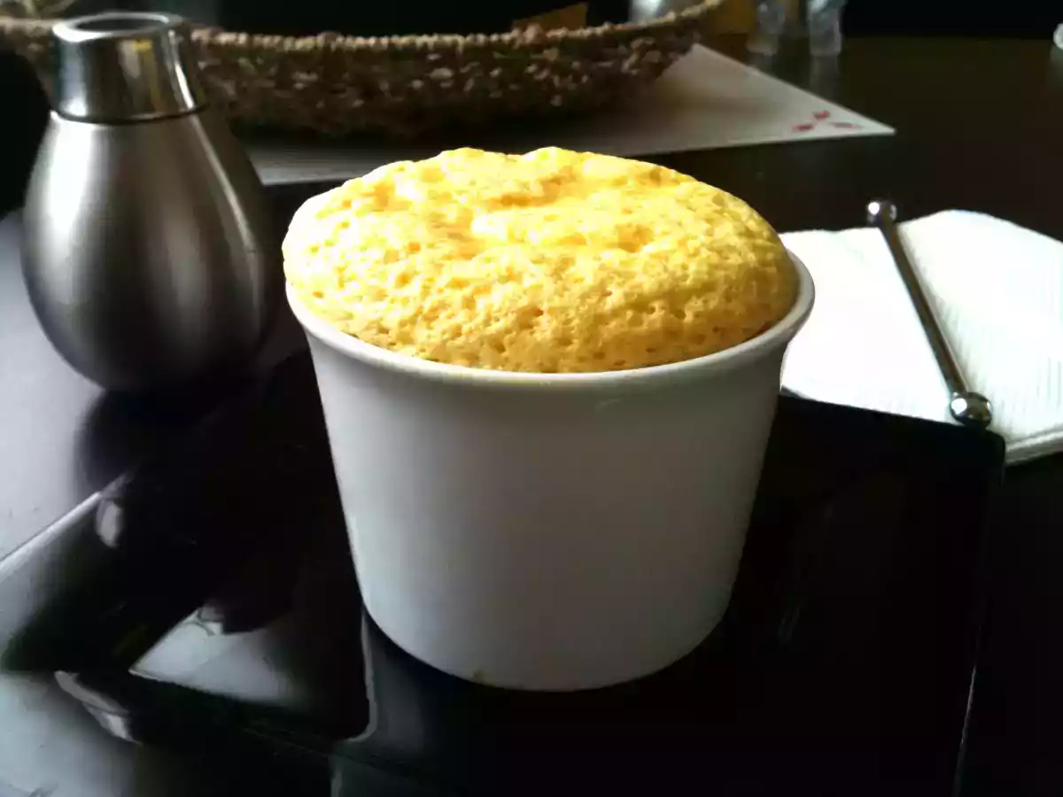 Coulant de chocolate blanco