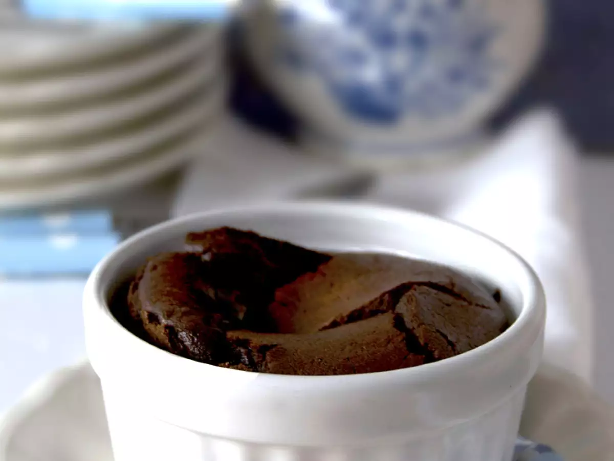 Coulant de chocolate muy jugoso
